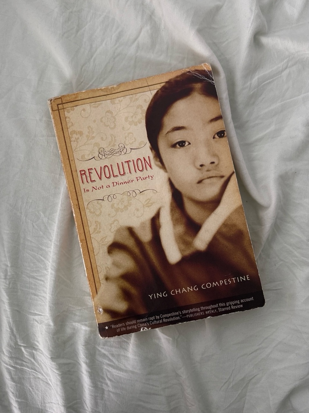 Revolution Is Not a Dinner Party by Ying Chang Compestine - Beige Cover
